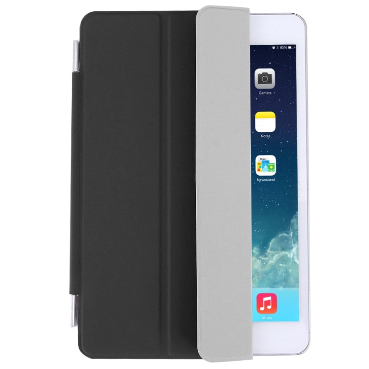 For iPad mini 4 Single Side Polyurethane Smart Cover with 3-Folding Holder