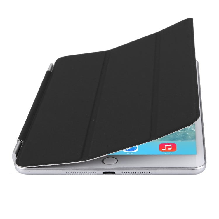For iPad mini 4 Single Side Polyurethane Smart Cover with 3-Folding Holder