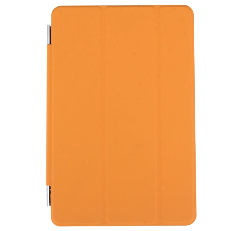 For iPad mini 4 Single Side Polyurethane Smart Cover with 3-Folding Holder
