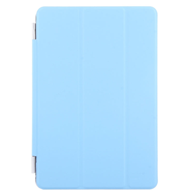 For iPad mini 4 Single Side Polyurethane Smart Cover with 3-Folding Holder