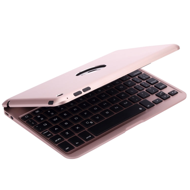F04 for iPad mini 4 Portable Foldable Aluminium Alloy Wireless Bluetooth Backlight Keyboard