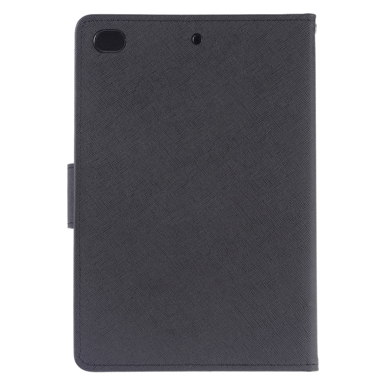GOOSPERY FANCY DIARY Horizontal Flip Leather Case for iPad Mini (2019), with Holder & Card Slots & Wallet