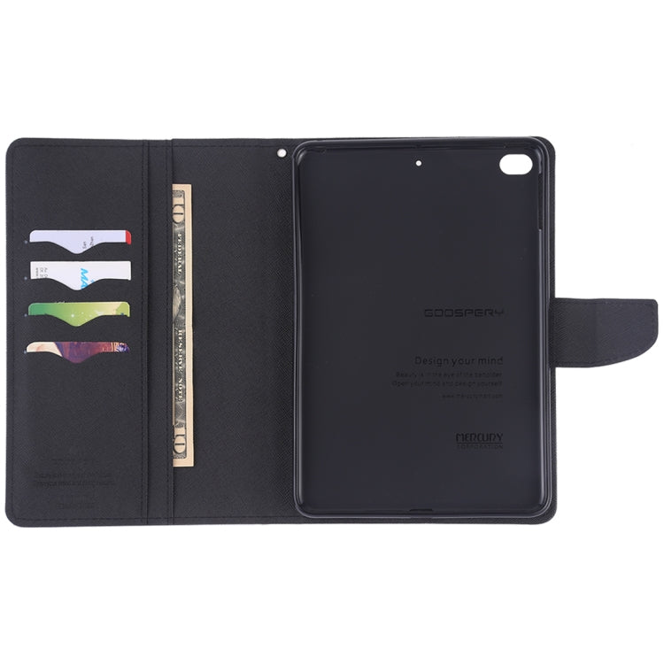 GOOSPERY FANCY DIARY Horizontal Flip Leather Case for iPad Mini (2019), with Holder & Card Slots & Wallet