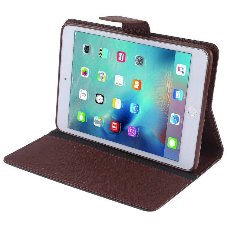 GOOSPERY FANCY DIARY Horizontal Flip Leather Case for iPad Mini (2019), with Holder & Card Slots & Wallet