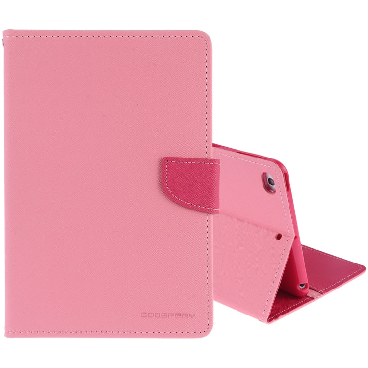 GOOSPERY FANCY DIARY Horizontal Flip Leather Case for iPad Mini (2019), with Holder & Card Slots & Wallet