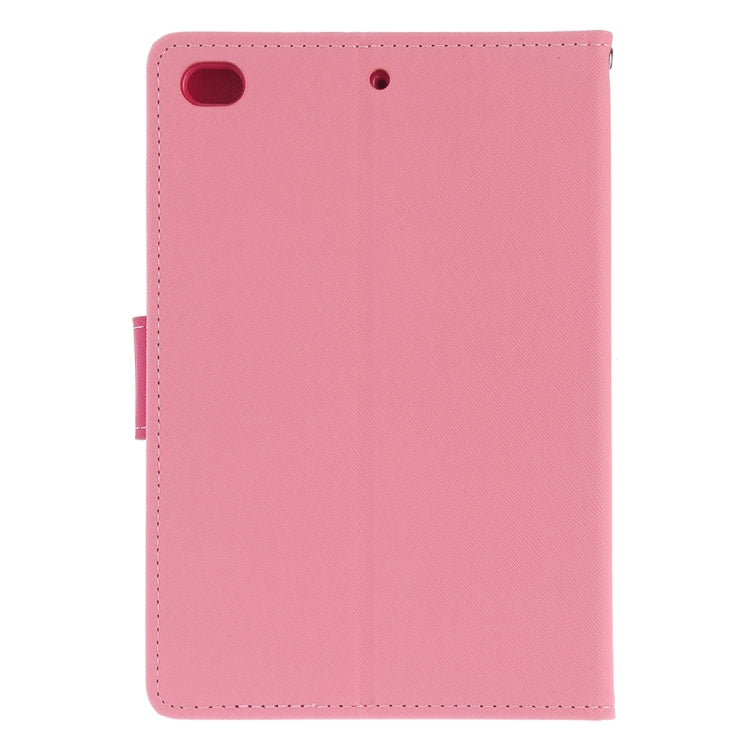 GOOSPERY FANCY DIARY Horizontal Flip Leather Case for iPad Mini (2019), with Holder & Card Slots & Wallet