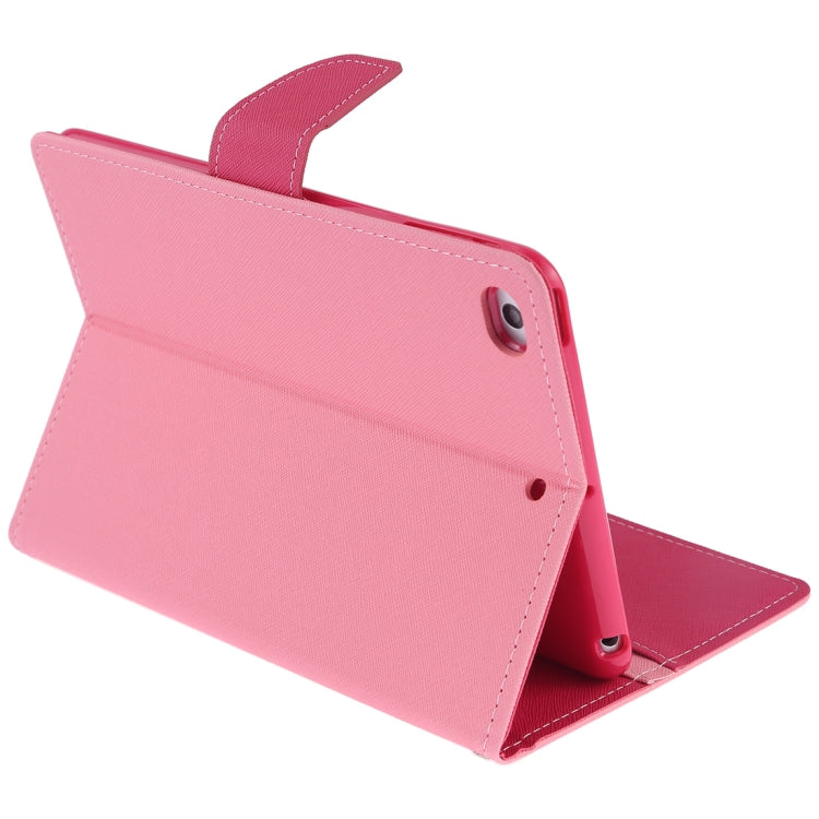 GOOSPERY FANCY DIARY Horizontal Flip Leather Case for iPad Mini (2019), with Holder & Card Slots & Wallet