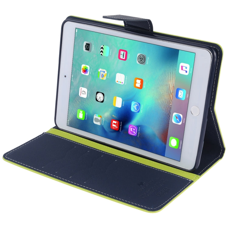 GOOSPERY FANCY DIARY Horizontal Flip Leather Case for iPad Mini (2019), with Holder & Card Slots & Wallet