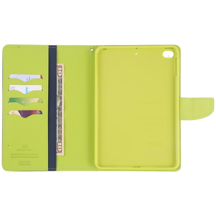 GOOSPERY FANCY DIARY Horizontal Flip Leather Case for iPad Mini (2019), with Holder & Card Slots & Wallet