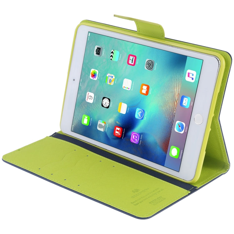 GOOSPERY FANCY DIARY Horizontal Flip Leather Case for iPad Mini (2019), with Holder & Card Slots & Wallet