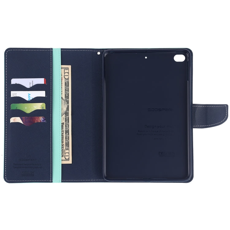 GOOSPERY FANCY DIARY Horizontal Flip Leather Case for iPad Mini (2019), with Holder & Card Slots & Wallet