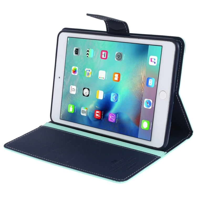 GOOSPERY FANCY DIARY Horizontal Flip Leather Case for iPad Mini (2019), with Holder & Card Slots & Wallet