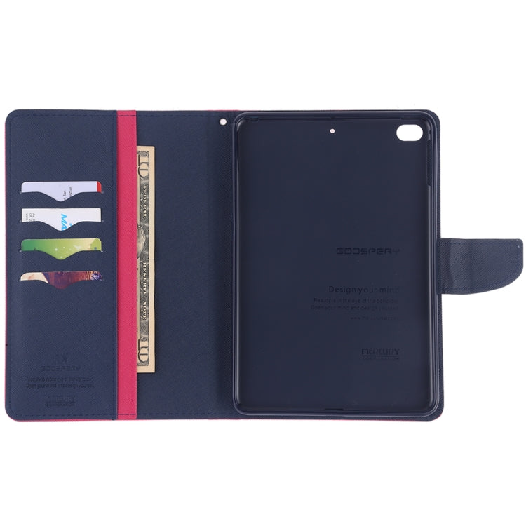 GOOSPERY FANCY DIARY Horizontal Flip Leather Case for iPad Mini (2019), with Holder & Card Slots & Wallet