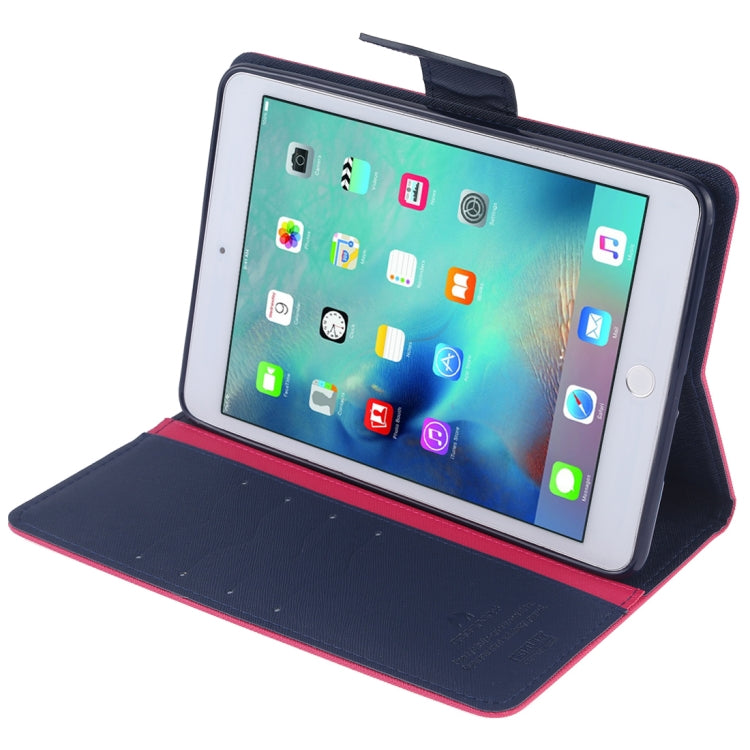 GOOSPERY FANCY DIARY Horizontal Flip Leather Case for iPad Mini (2019), with Holder & Card Slots & Wallet