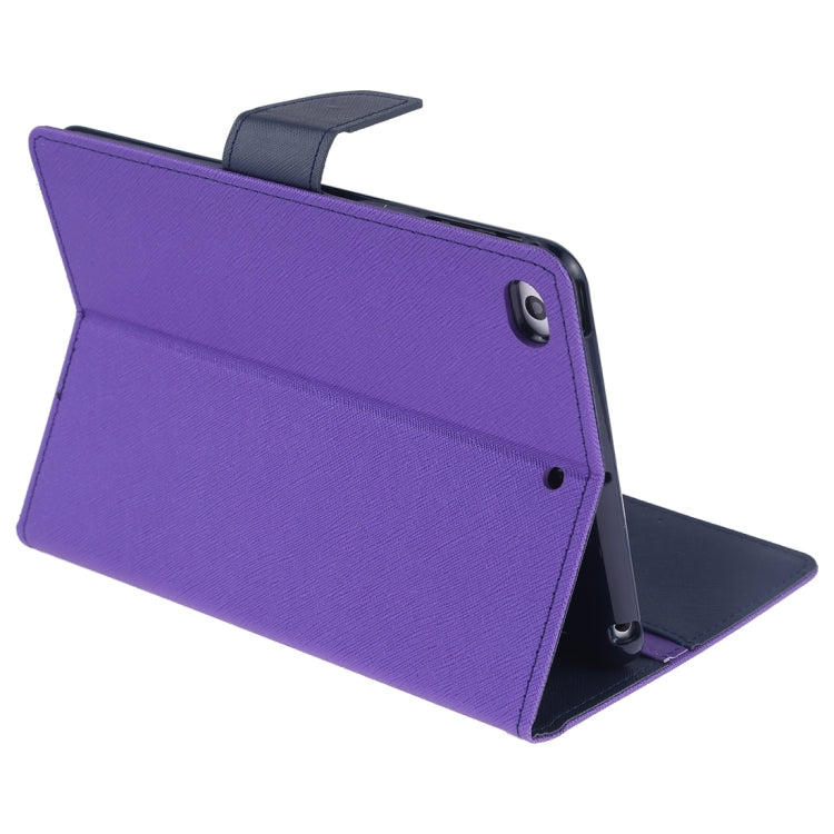 GOOSPERY FANCY DIARY Horizontal Flip Leather Case for iPad Mini (2019), with Holder & Card Slots & Wallet