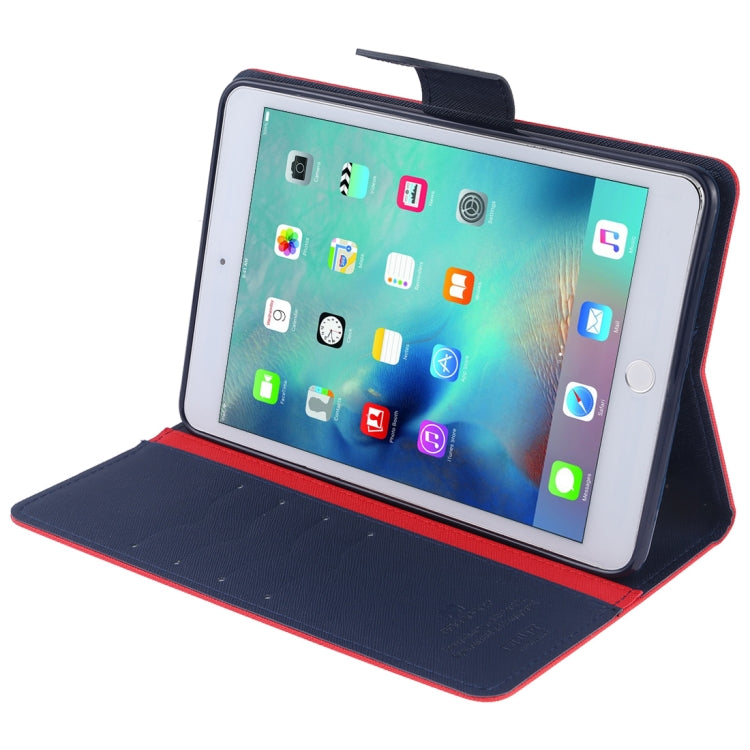 GOOSPERY FANCY DIARY Horizontal Flip Leather Case for iPad Mini (2019), with Holder & Card Slots & Wallet