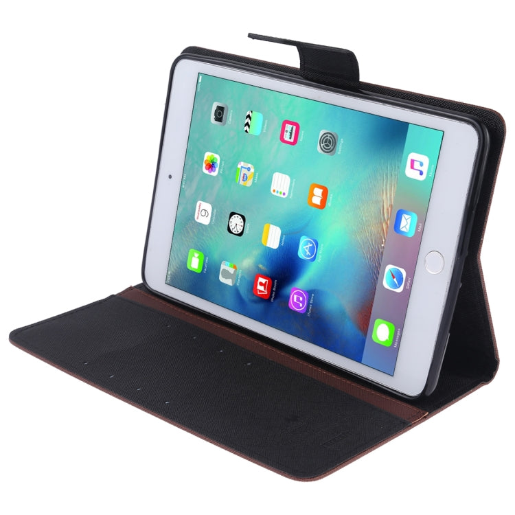 GOOSPERY FANCY DIARY Horizontal Flip Leather Case for iPad Mini (2019), with Holder & Card Slots & Wallet