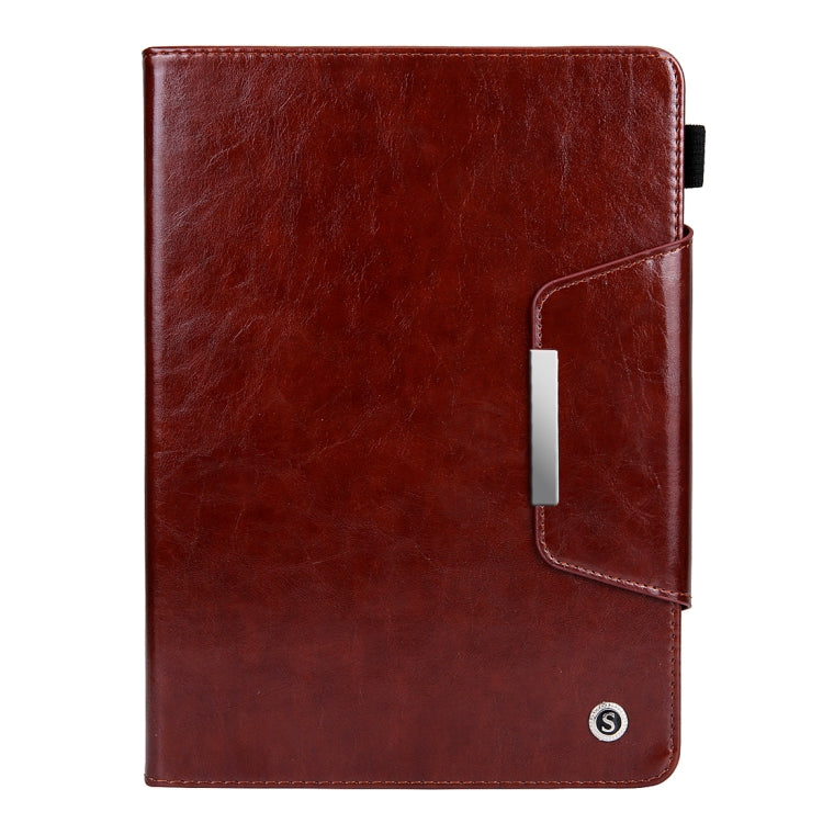 7.9 inch Crazy Horse Texture Horizontal Flip Protective Cover for iPad mini 4 / 3 / 2 / 1 with Holder & Card Slot & Sleep / Wake-up (Brown)
