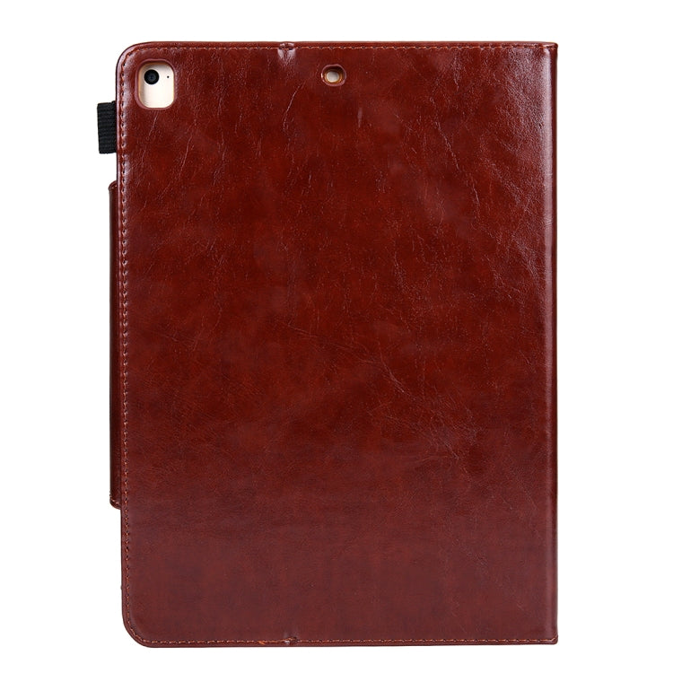 7.9 inch Crazy Horse Texture Horizontal Flip Protective Cover for iPad mini 4 / 3 / 2 / 1 with Holder & Card Slot & Sleep / Wake-up (Brown)