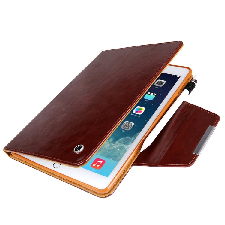 7.9 inch Crazy Horse Texture Horizontal Flip Protective Cover for iPad mini 4 / 3 / 2 / 1 with Holder & Card Slot & Sleep / Wake-up (Brown)