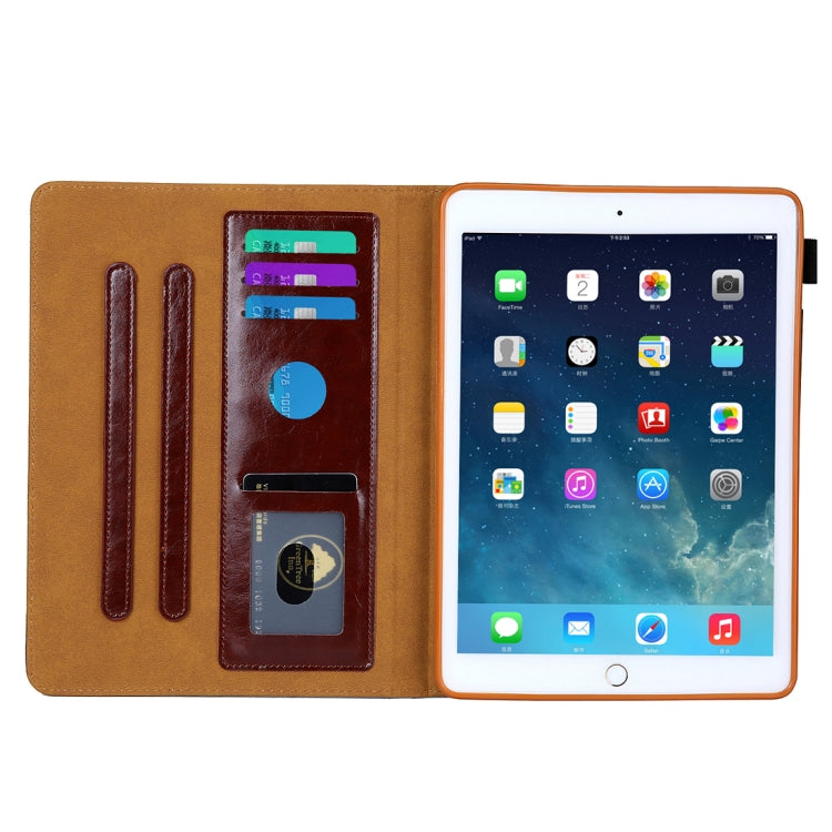 7.9 inch Crazy Horse Texture Horizontal Flip Protective Cover for iPad mini 4 / 3 / 2 / 1 with Holder & Card Slot & Sleep / Wake-up (Brown)