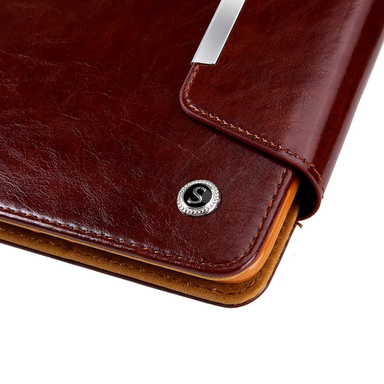 7.9 inch Crazy Horse Texture Horizontal Flip Protective Cover for iPad mini 4 / 3 / 2 / 1 with Holder & Card Slot & Sleep / Wake-up (Brown)