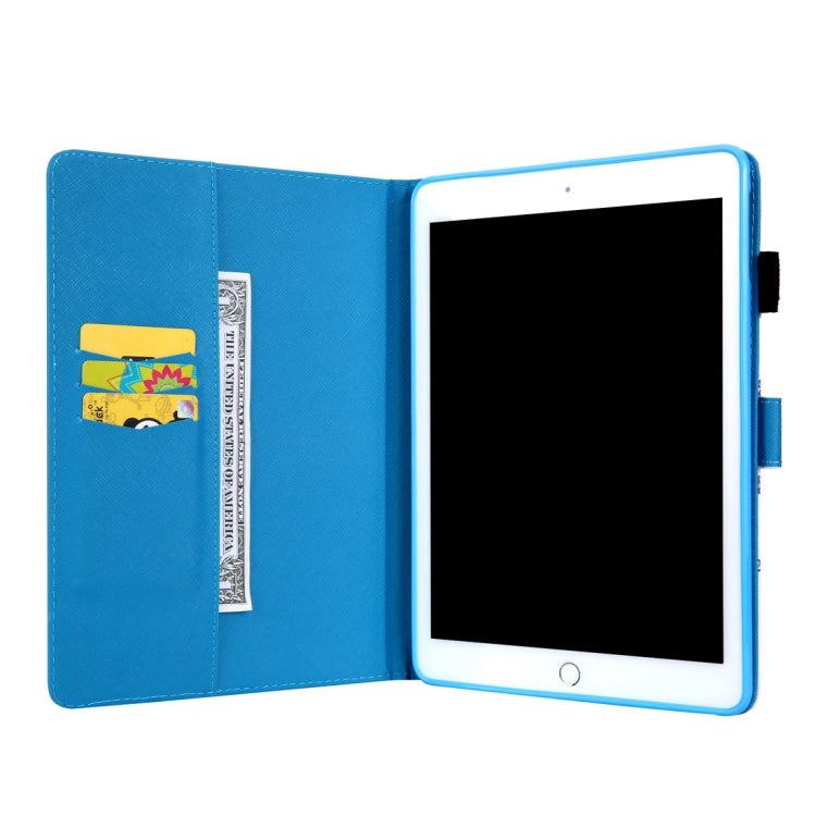 Star Pattern Horizontal Flip Leather Case for iPad mini 4 & 3 & 2 & 1, with Holder & Card Slot & Wallet