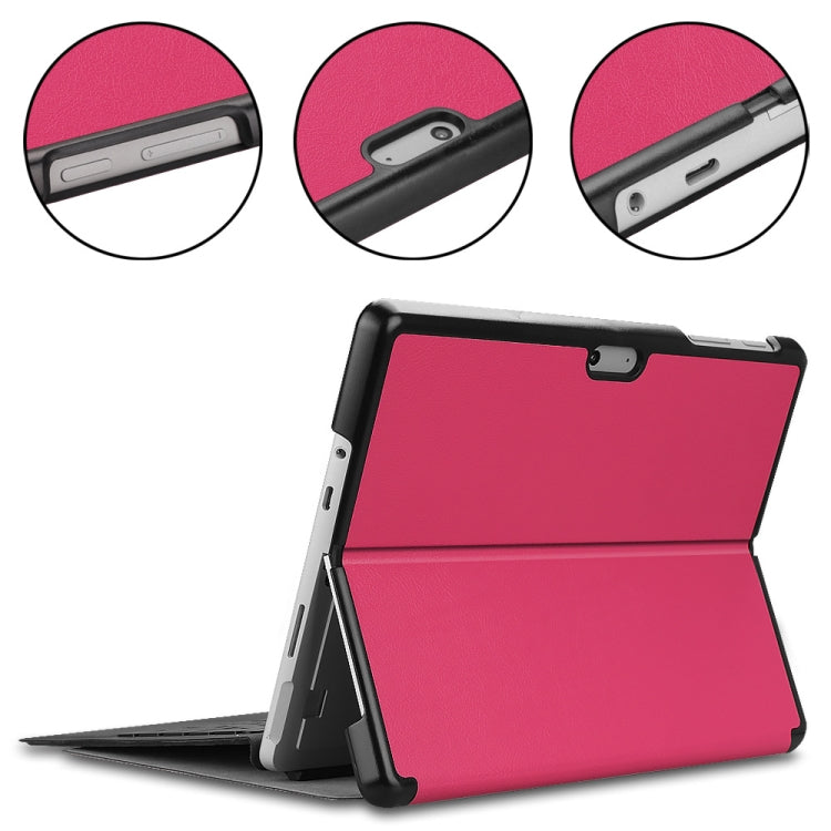 Custer Texture Laptop Bag Leather Case for Microsoft Surface Go