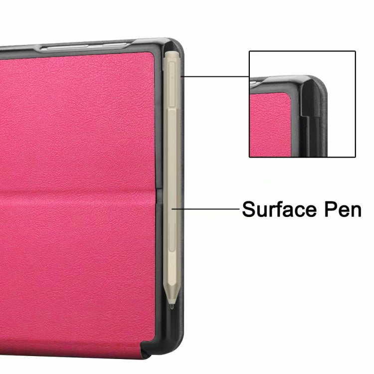 Custer Texture Laptop Bag Leather Case for Microsoft Surface Go