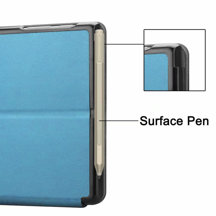 Custer Texture Laptop Bag Leather Case for Microsoft Surface Go