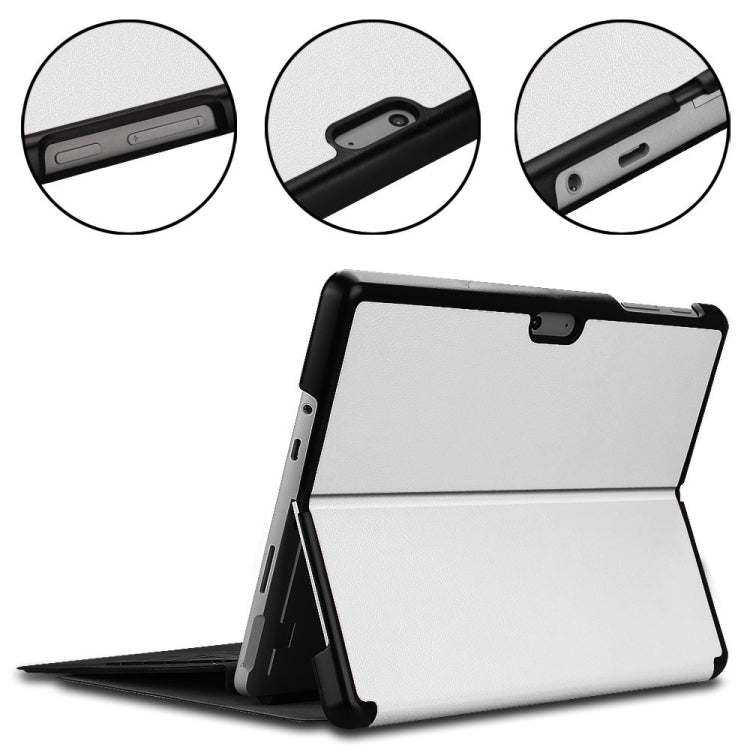 Custer Texture Laptop Bag Leather Case for Microsoft Surface Go