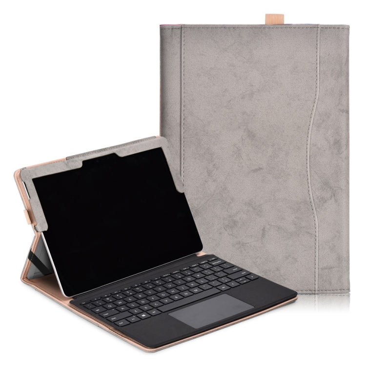 Cowhide Texture PU Laptop Bag Leather Case for Microsoft Surface Go
