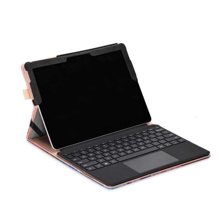 Coloured Drawing Pattern PU Laptop Bag Leather Case for Microsoft Surface Go