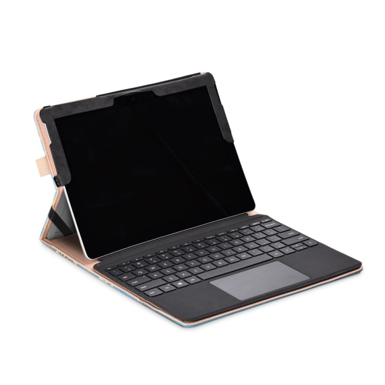 Coloured Drawing Pattern PU Laptop Bag Leather Case for Microsoft Surface Go