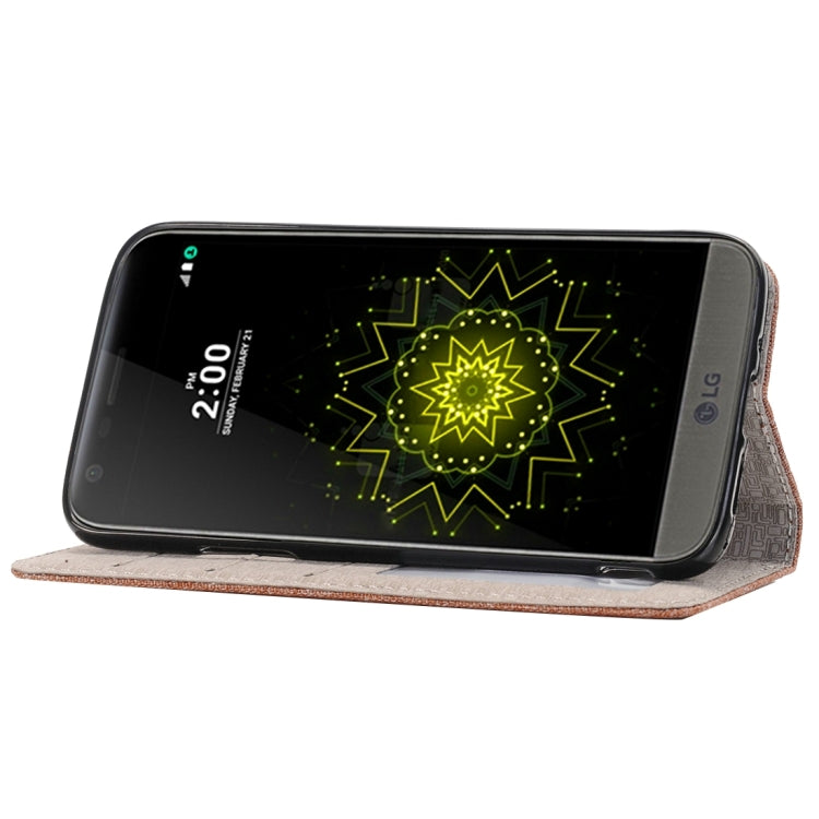 Jeans Cloth Horizontal Flip Leather Case with Holder & Card Slots & Wallet for LG G5