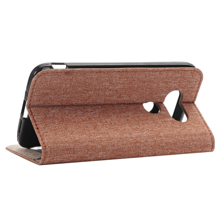 Jeans Cloth Horizontal Flip Leather Case with Holder & Card Slots & Wallet for LG G5