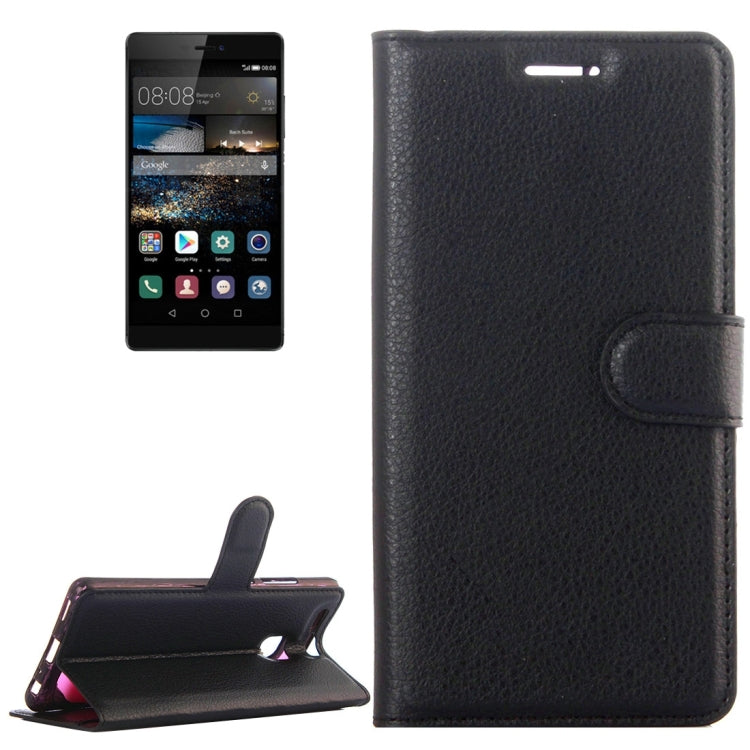 For Huawei  P9 Litchi Texture Horizontal Flip Leather Case with Holder & Card Slots & Wallet