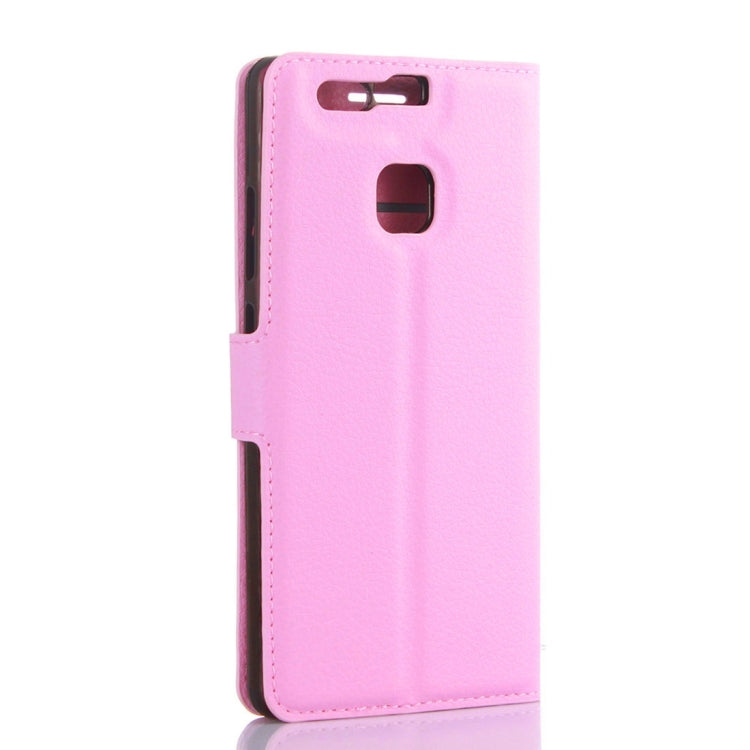 For Huawei  P9 Litchi Texture Horizontal Flip Leather Case with Holder & Card Slots & Wallet