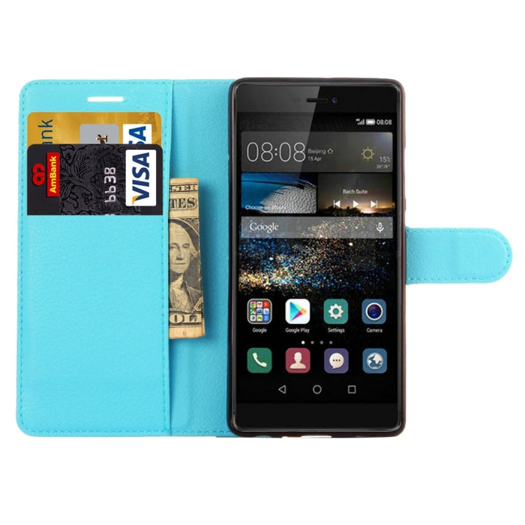 For Huawei  P9 Litchi Texture Horizontal Flip Leather Case with Holder & Card Slots & Wallet