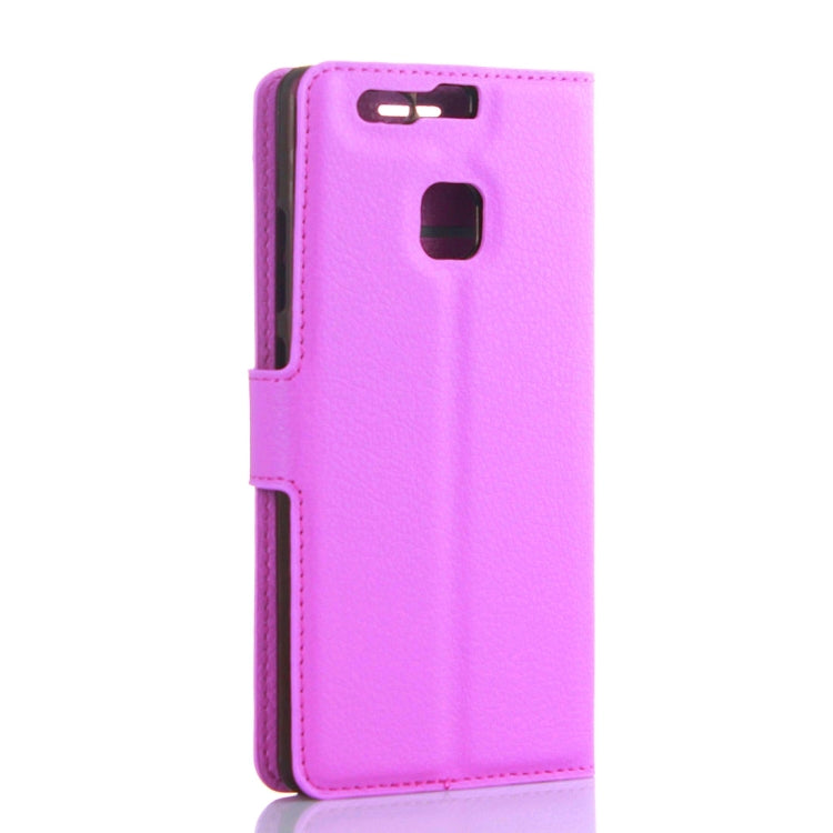 For Huawei  P9 Litchi Texture Horizontal Flip Leather Case with Holder & Card Slots & Wallet