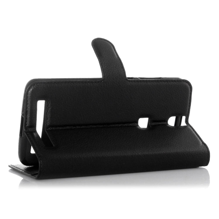 Litchi Texture Horizontal Flip Leather Case with Holder & Card Slots & Wallet for Elephone P8000