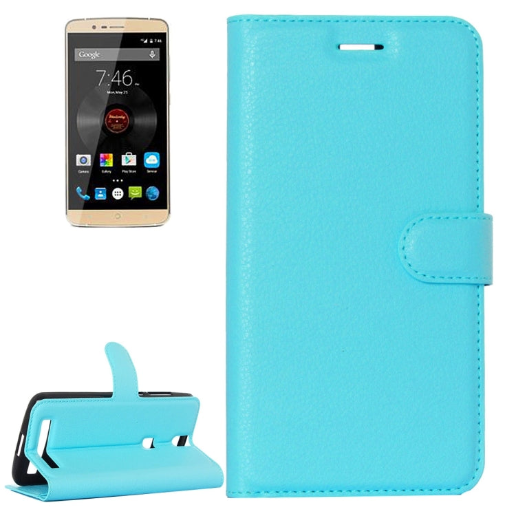Litchi Texture Horizontal Flip Leather Case with Holder & Card Slots & Wallet for Elephone P8000