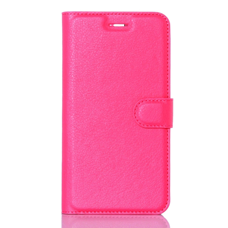 Litchi Texture Horizontal Flip Leather Case with Holder & Card Slots & Wallet for Elephone P8000