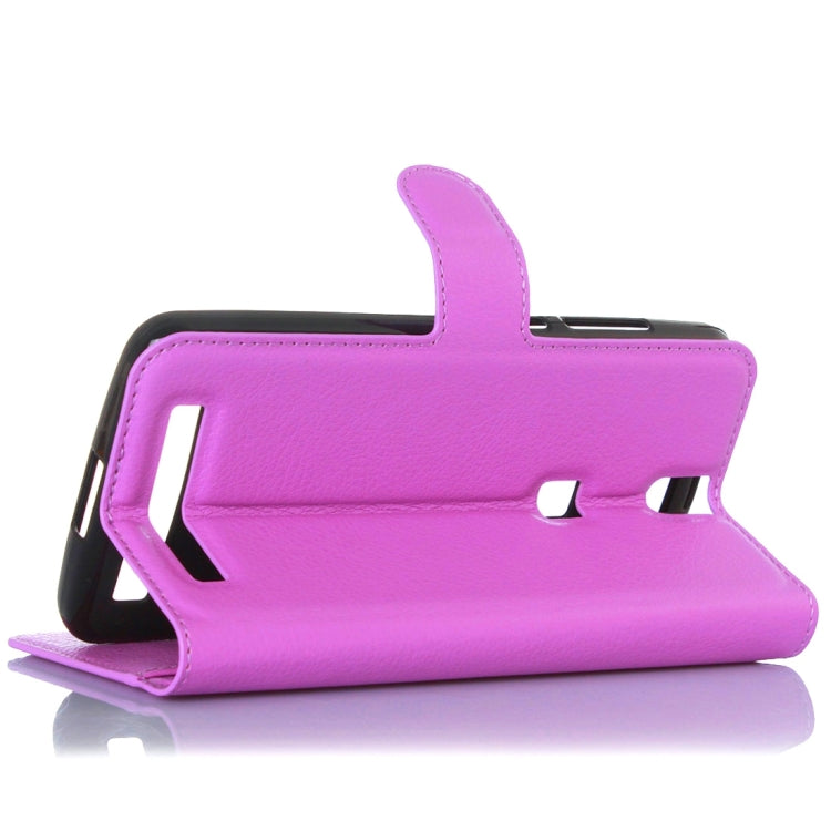 Litchi Texture Horizontal Flip Leather Case with Holder & Card Slots & Wallet for Elephone P8000