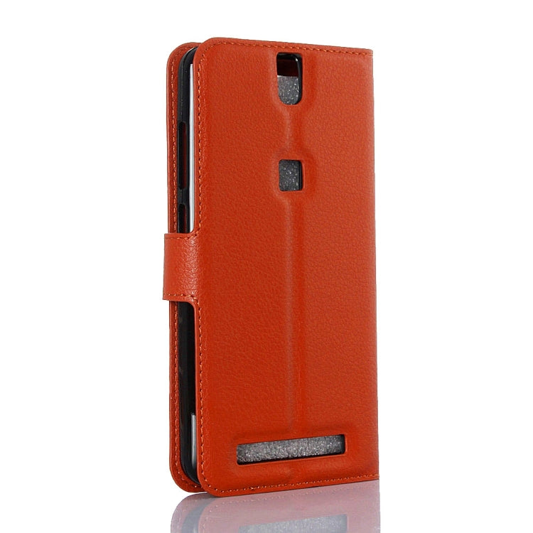 Litchi Texture Horizontal Flip Leather Case with Holder & Card Slots & Wallet for Elephone P8000