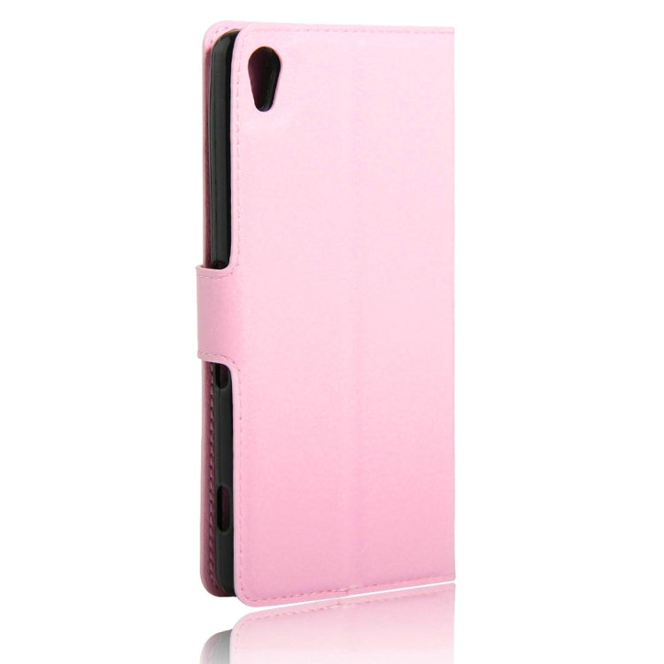 Litchi Texture Horizontal Flip Leather Case with Holder & Card Slots & Wallet for Sony Xperia XA