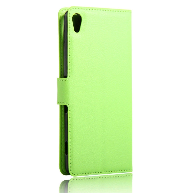 Litchi Texture Horizontal Flip Leather Case with Holder & Card Slots & Wallet for Sony Xperia XA