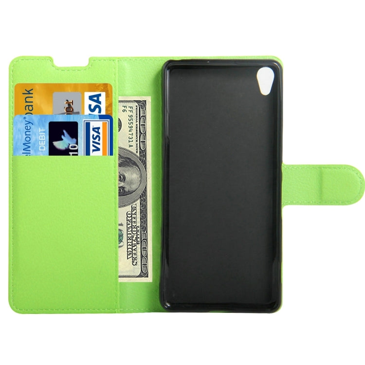 Litchi Texture Horizontal Flip Leather Case with Holder & Card Slots & Wallet for Sony Xperia XA