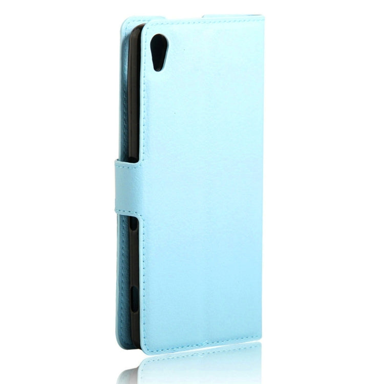 Litchi Texture Horizontal Flip Leather Case with Holder & Card Slots & Wallet for Sony Xperia XA