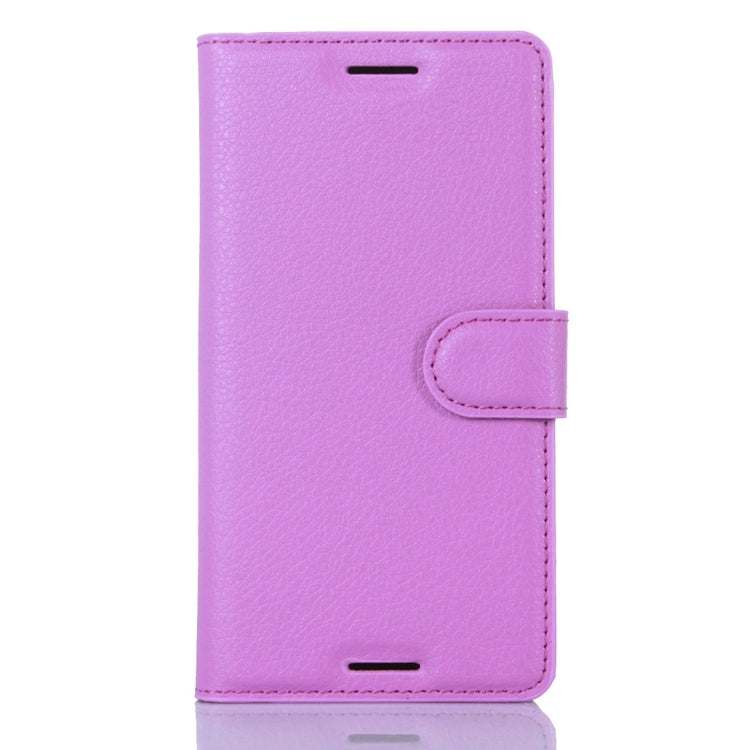 Litchi Texture Horizontal Flip Leather Case with Holder & Card Slots & Wallet for Sony Xperia X Performance